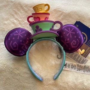 NWT Disney Mad Tea Party Limited Edition Ears